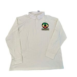 Zion Pacsun Men’s Marley Rasta Soccer Club Long Sleeve Polo NWT Medium
